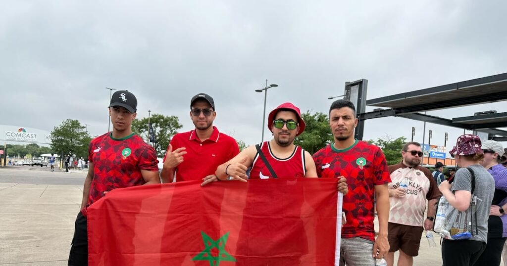 Supporters Wydad-City affluent au Lincoln Financial Field