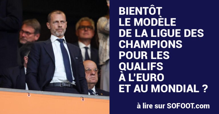 Bientôt le format Ligue des Champions pour les qualifs Euro et Mondial ?