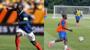 Lire la suite à propos de l’article Kanté électrise l&rsquo;entraînement des Bleus : Deschamps va-t-il craquer avant