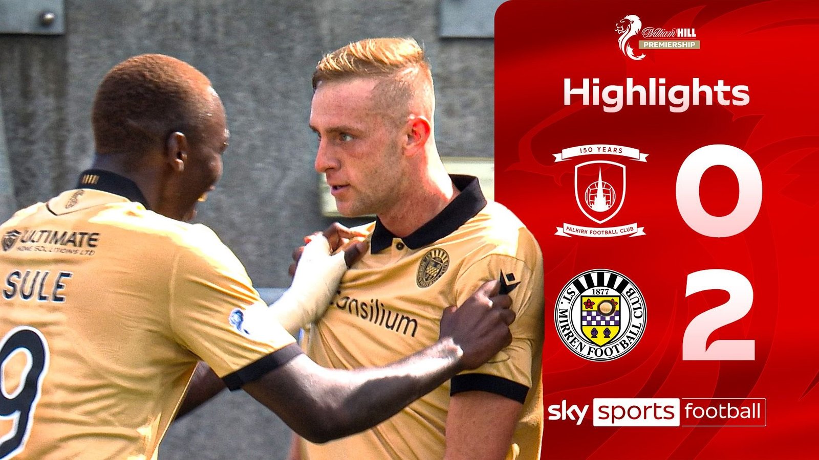 You are currently viewing Phillips fait tomber Falkirk : St Mirren s’impose en Scottish Premiership